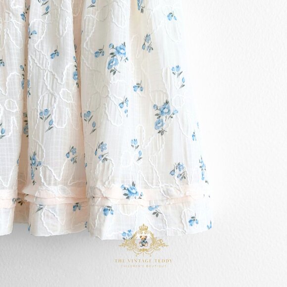 NWT Pretty Girls Embroidered Smocked Dress Boutique Special Occassion Formal 3T - Picture 5 of 5